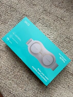 White Waist Massager W7Pro - Portable Abdominal Therapy